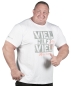 Preview: T-Shirt "Viel hilft viel" weiß [Baumwolle]