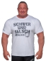 Preview: T-Shirt "Schwer und falsch" weiß [Baumwolle]