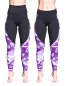 Preview: B! Wicked Leggings Camo Purple front