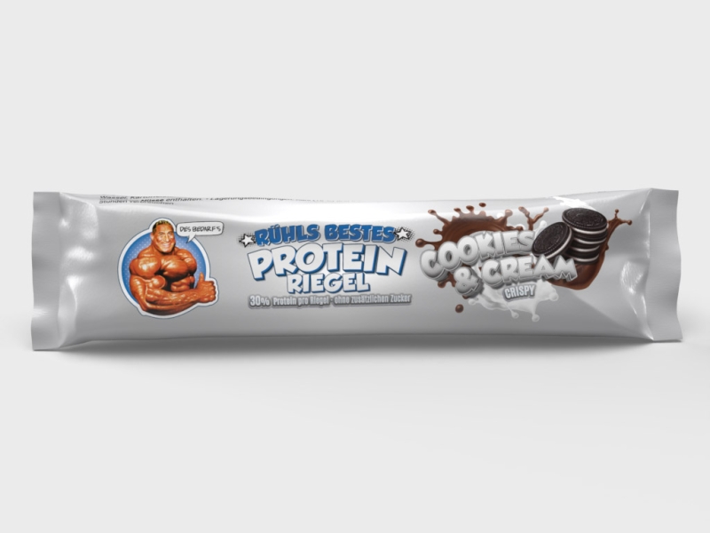 Protein-Riegel Cookies & Cream
