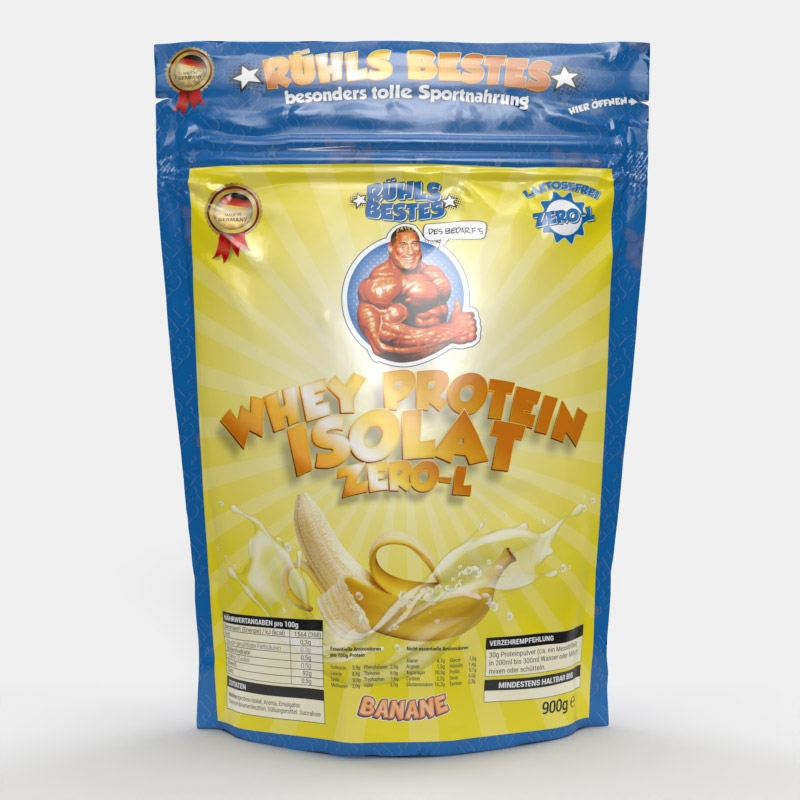 Whey Protein Isolat laktosefrei Banane