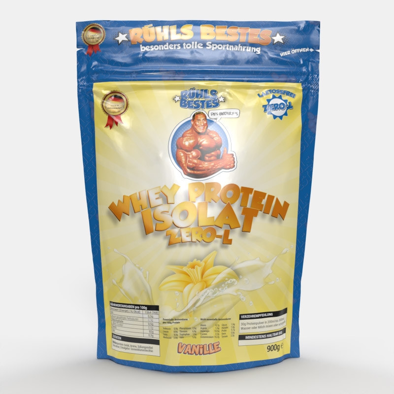 Whey Protein Isolat laktosefrei Vanille